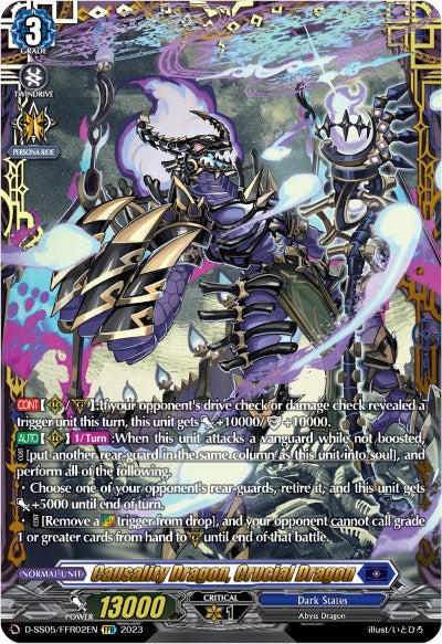 Causality Dragon, Crucial Dragon (D-SS05/FFR02EN) [Festival Booster 2023]