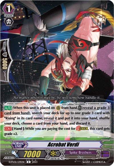 Acrobat Verdi (D-PV01/139EN) [History Collection]