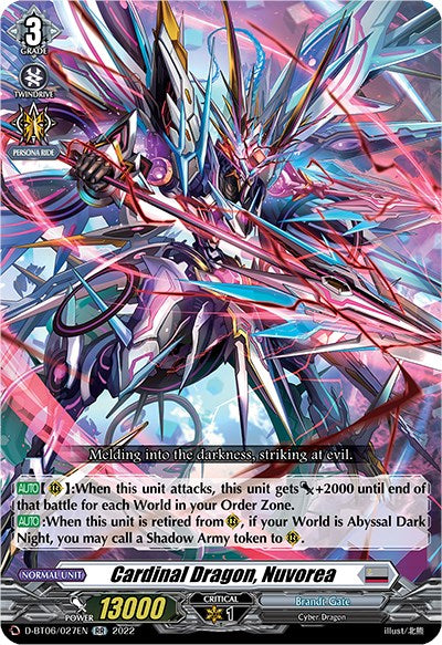 Cardinal Dragon, Nuvorea (D-BT06/027EN) [Blazing Dragon Reborn]