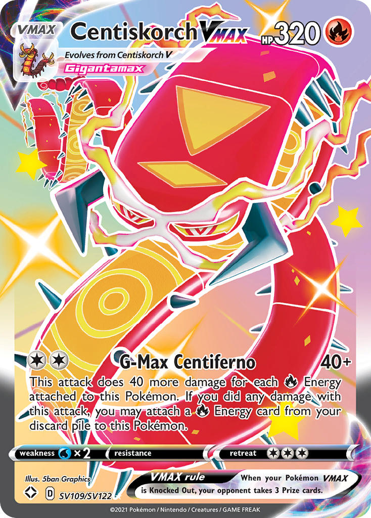 Centiskorch VMAX (SV109/SV122) [Sword & Shield: Shining Fates]